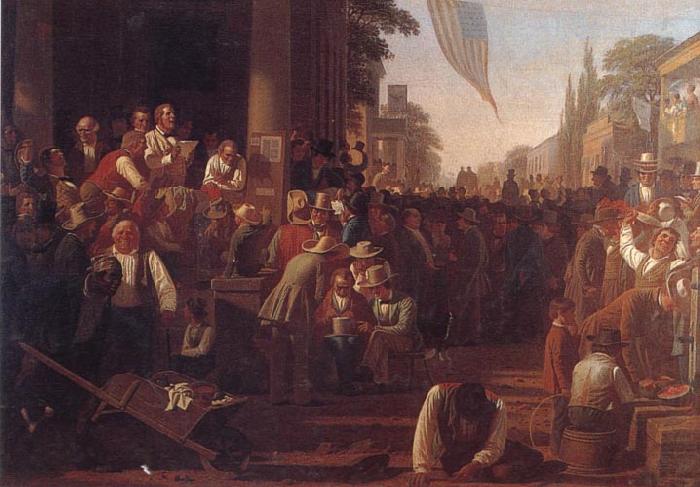 The Verdict of the People, George Caleb Bingham